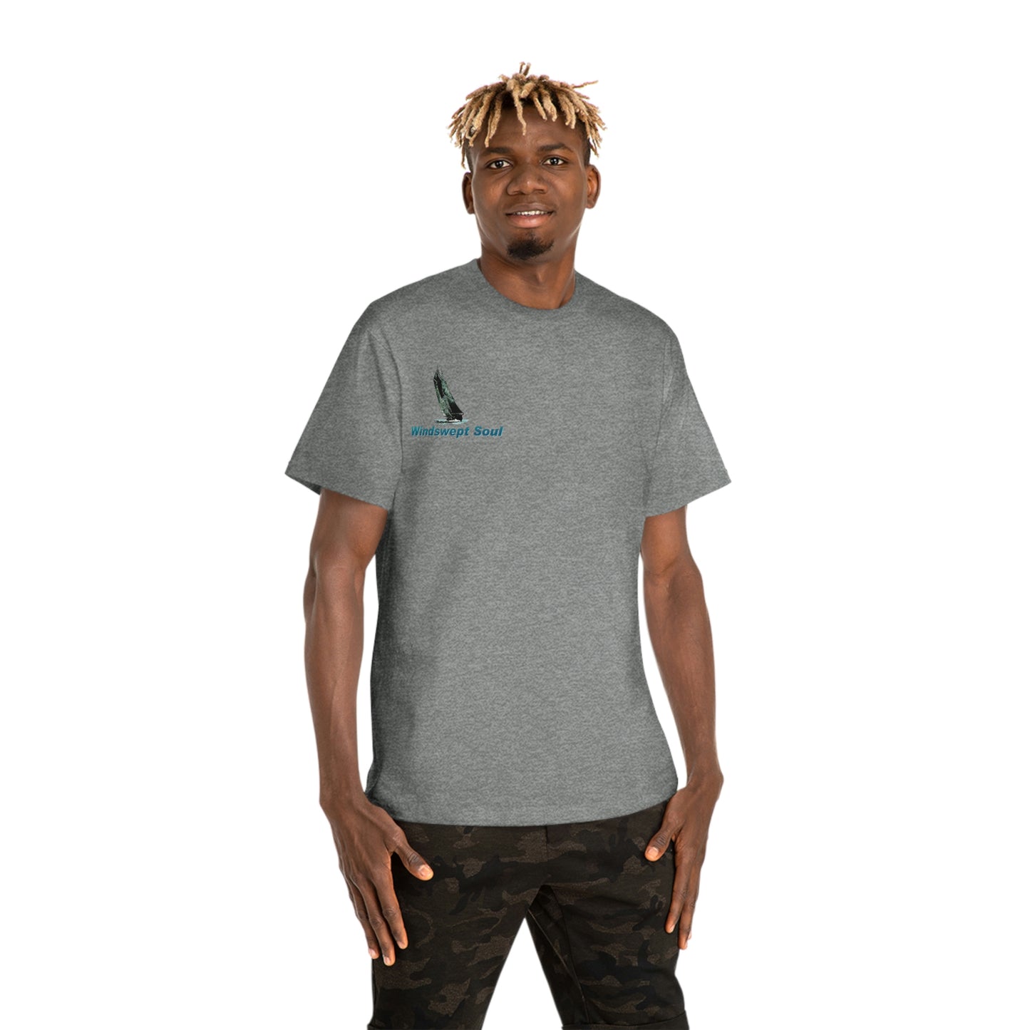 Unisex Hammer™ T-shirt, Windswept Soul, Bluenose Sailboat.