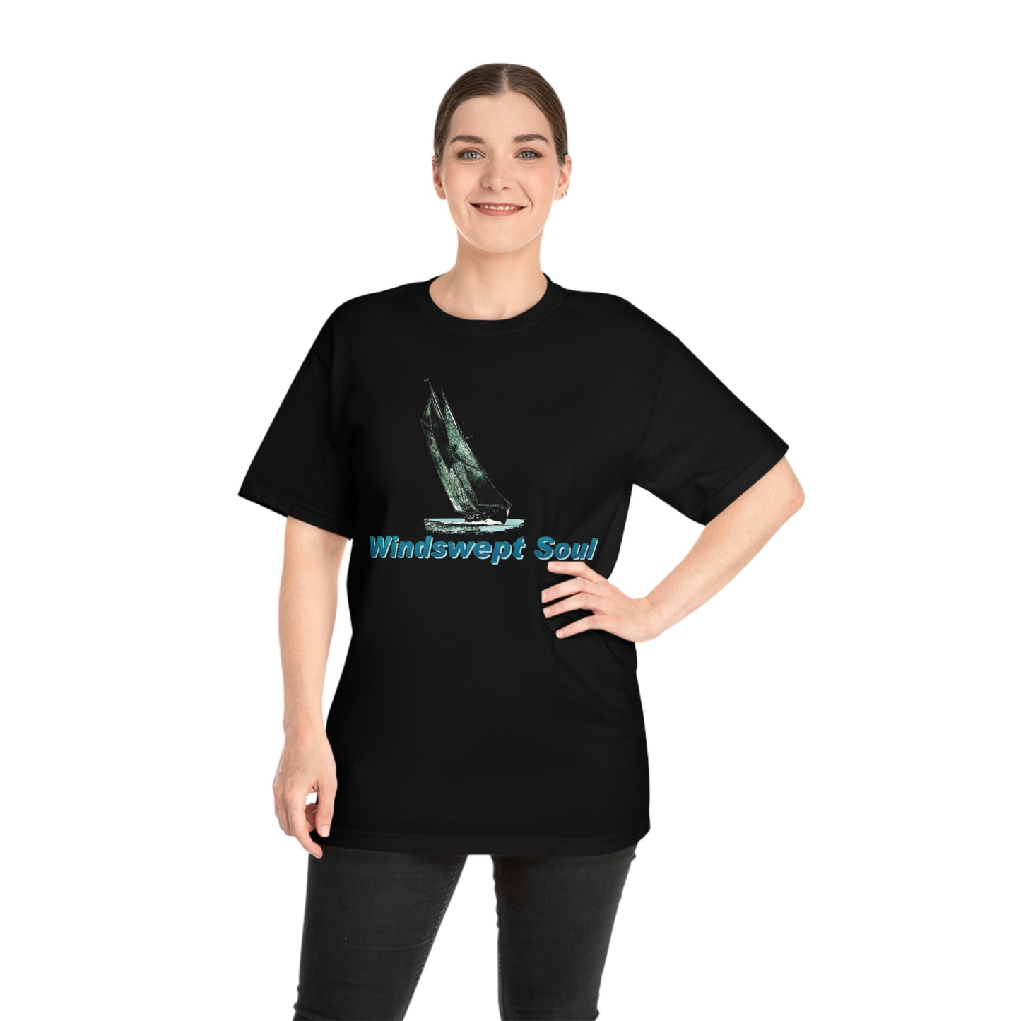 Windswept Soul T-Shirt, Bluenose sailboat. Unisex Hammer™ T-shirt.