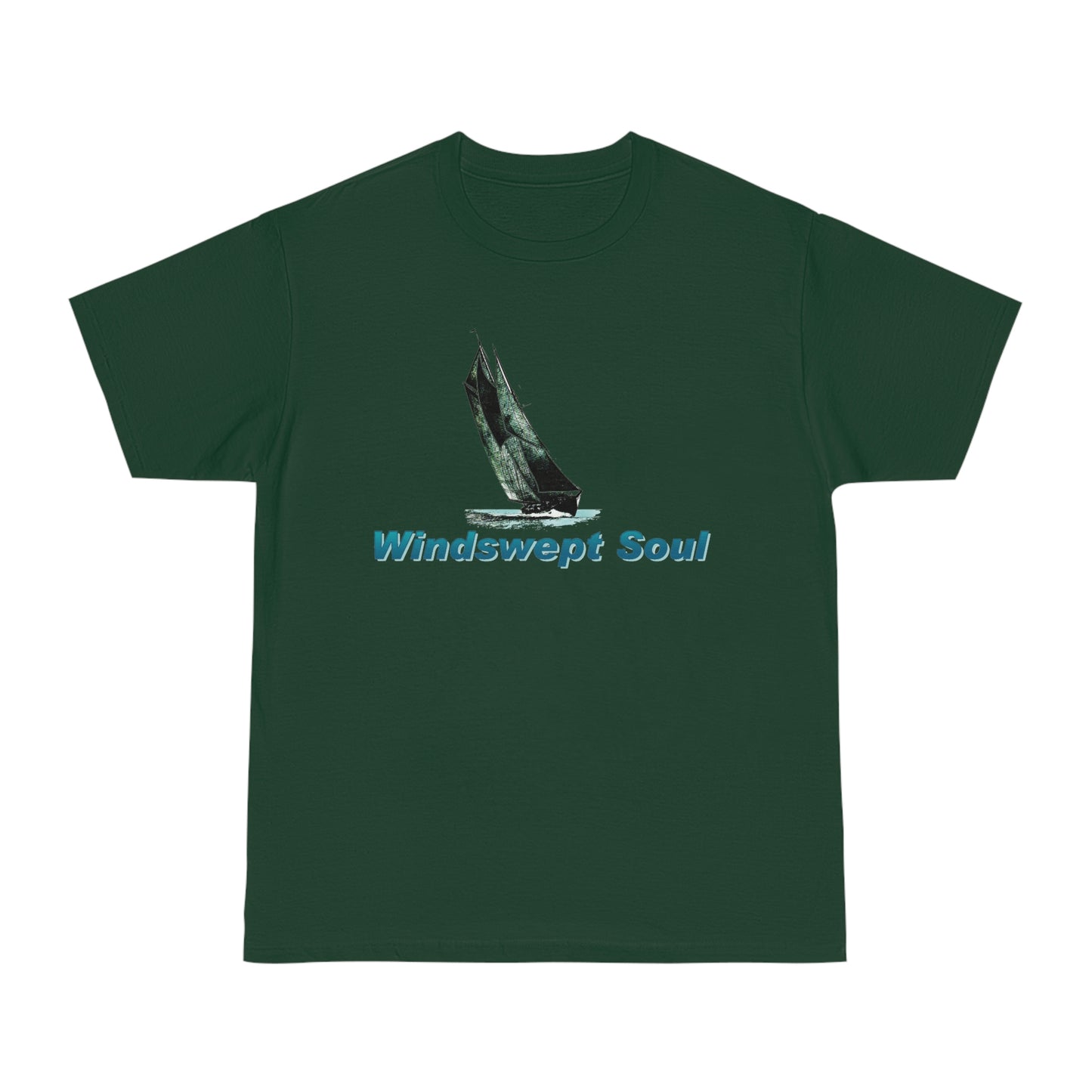 Windswept Soul T-Shirt, Bluenose sailboat. Unisex Hammer™ T-shirt.