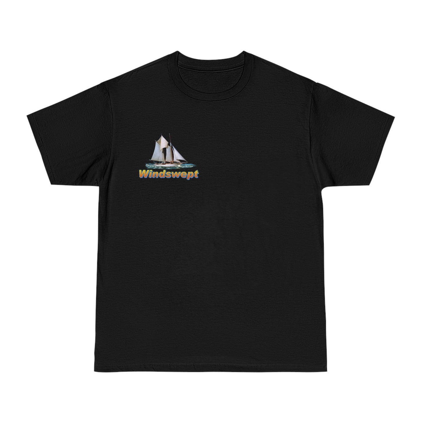 Windswept T-Shirt, Pocket Area William H Aubrey sailboat. Unisex Hammer™ T-shirt