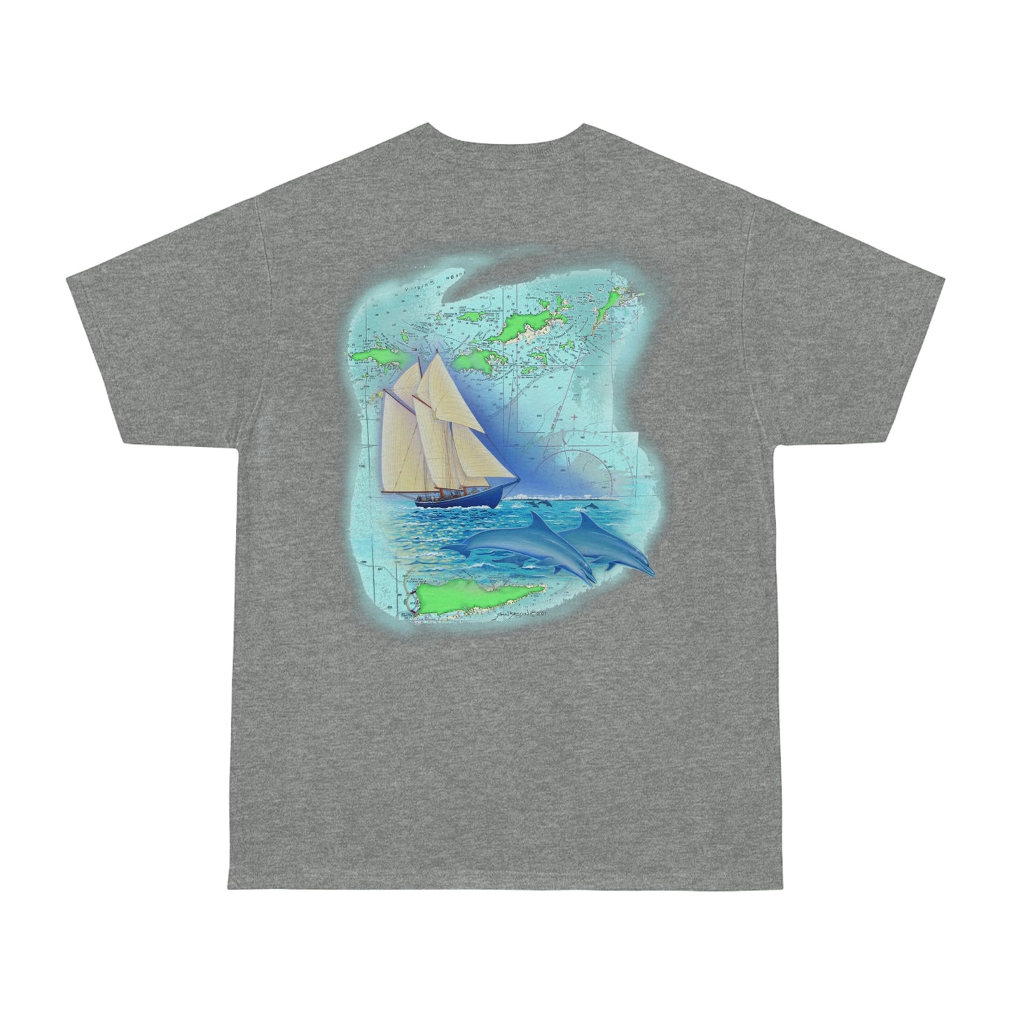 Unisex Hammer™ T-shirt, Windswept Soul, Bluenose Sailboat.