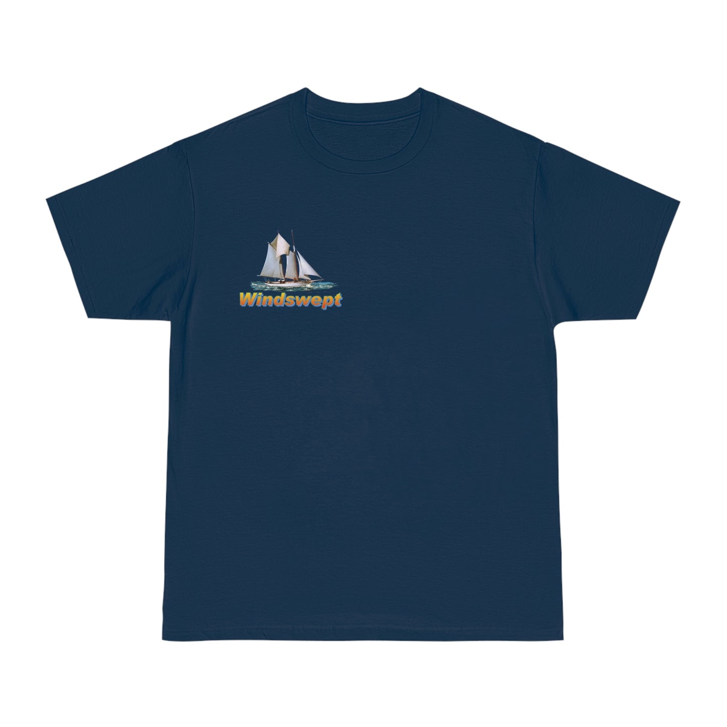 Windswept T-Shirt, Pocket Area William H Aubrey sailboat. Unisex Hammer™ T-shirt
