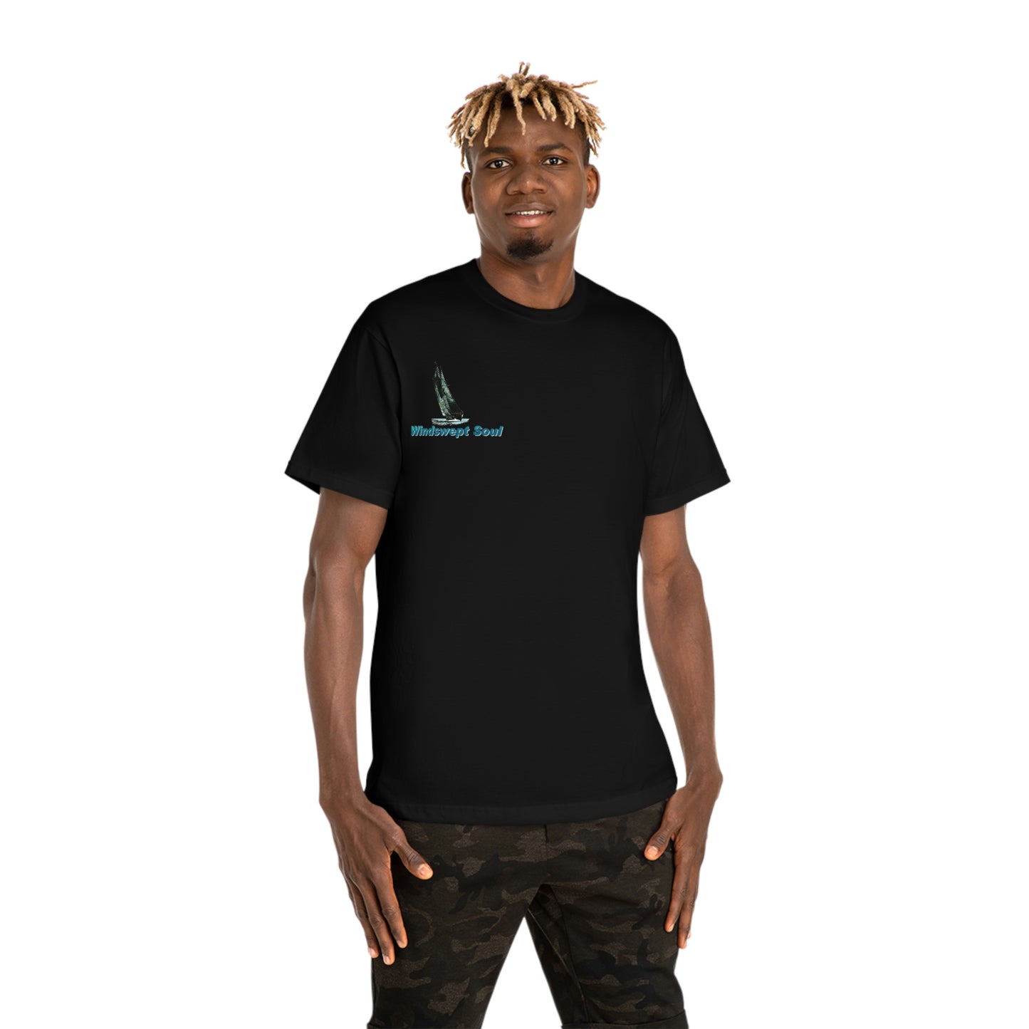 Unisex Hammer™ T-shirt, Windswept Soul, Bluenose Sailboat.