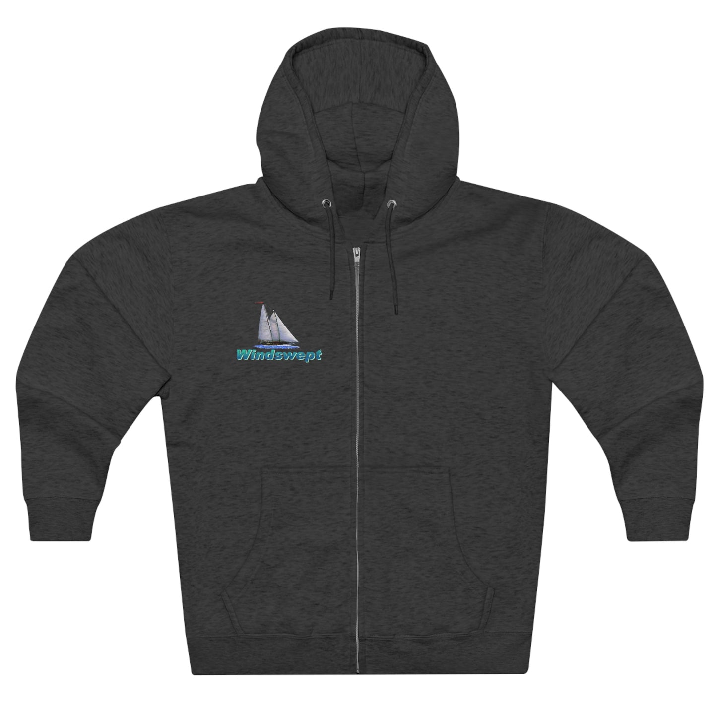 Unisex Premium Full Zip Hoodie, Mother Ocean graphic by John Ryerson Bredin