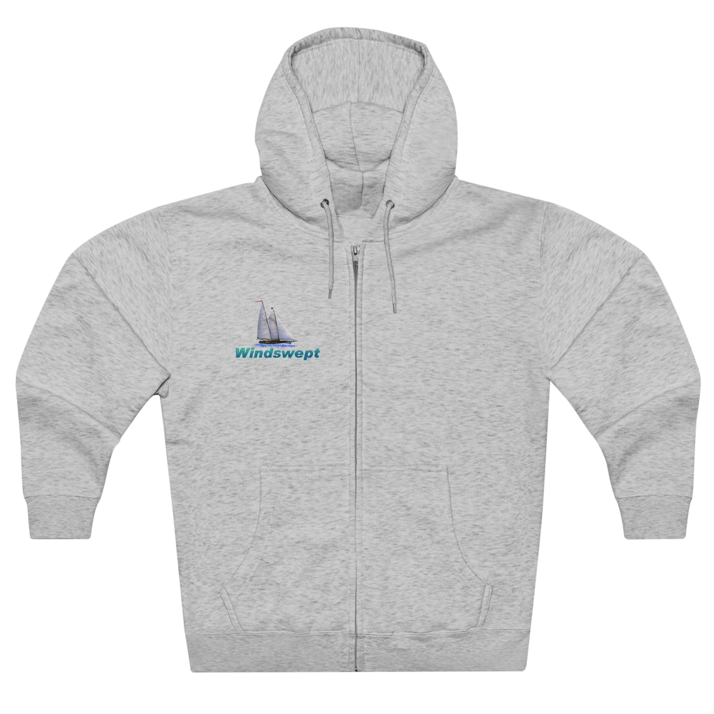 Unisex Premium Full Zip Hoodie, Mother Ocean graphic by John Ryerson Bredin