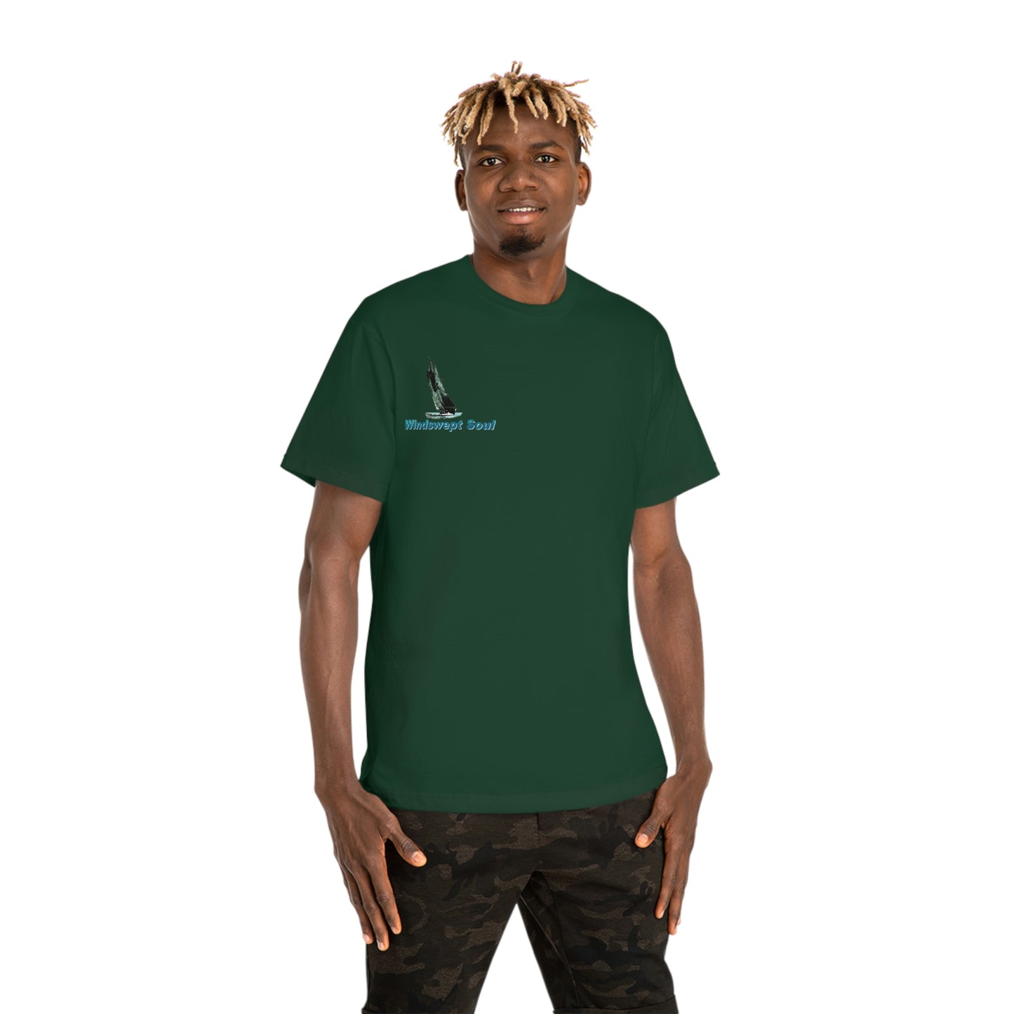 Unisex Hammer™ T-shirt, Windswept Soul, Bluenose Sailboat.