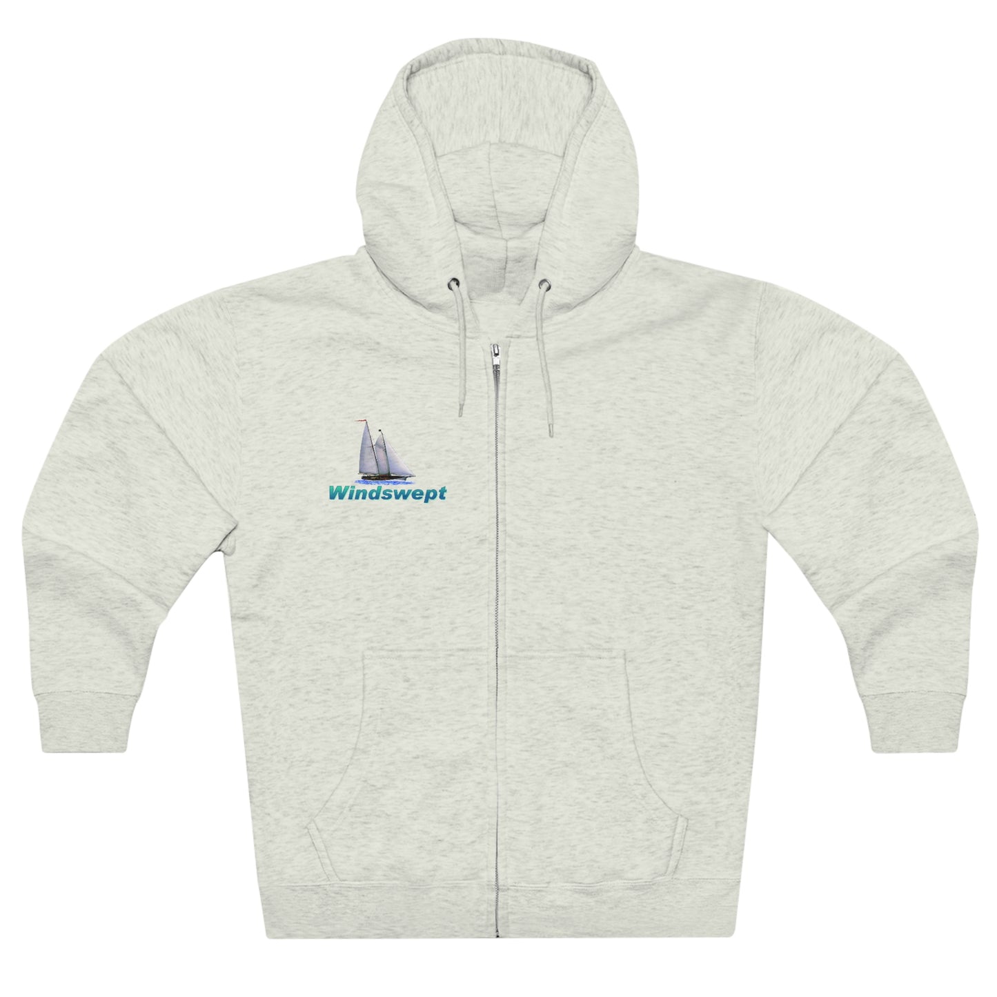 Unisex Premium Full Zip Hoodie, Mother Ocean graphic by John Ryerson Bredin