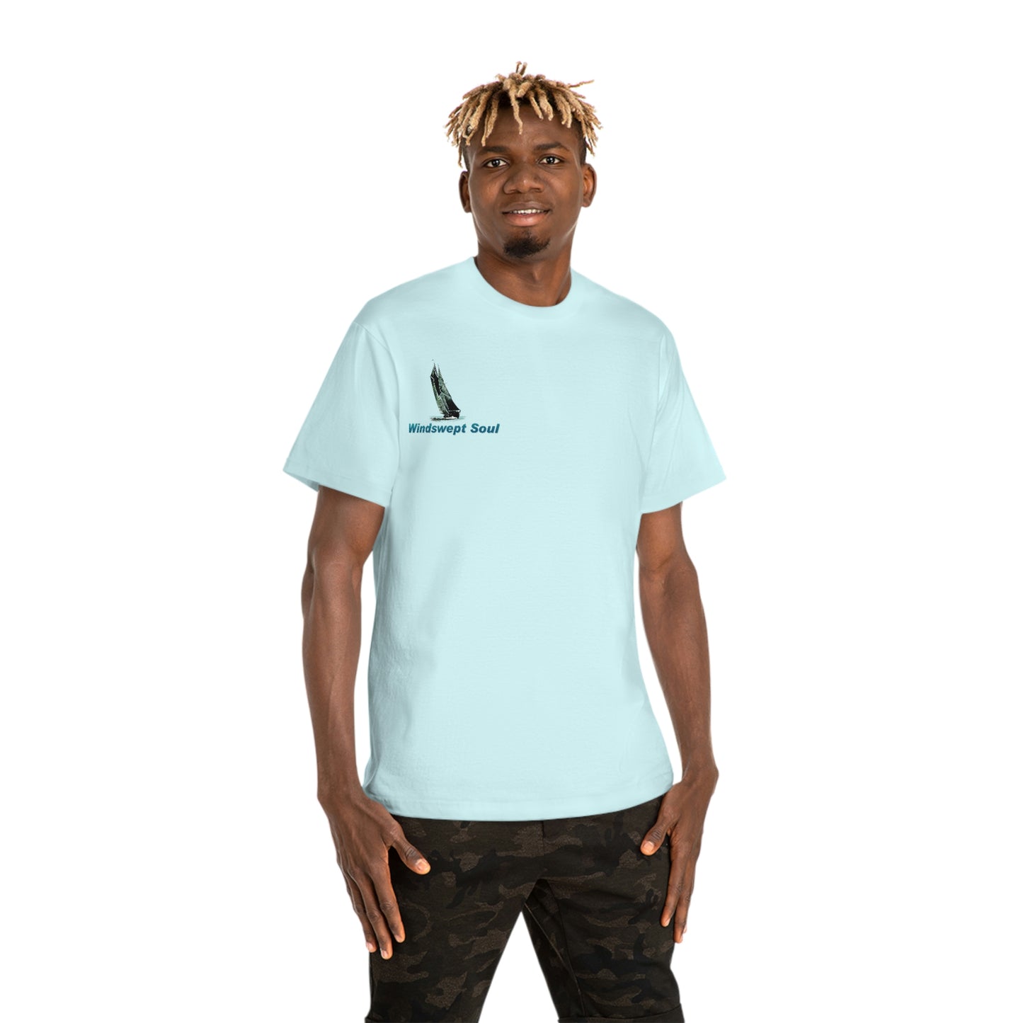 Unisex Hammer™ T-shirt, Windswept Soul, Bluenose Sailboat.