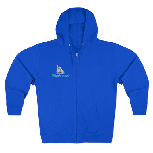 Unisex Premium Full Zip Hoodie, Mother Ocean graphic by John Ryerson Bredin
